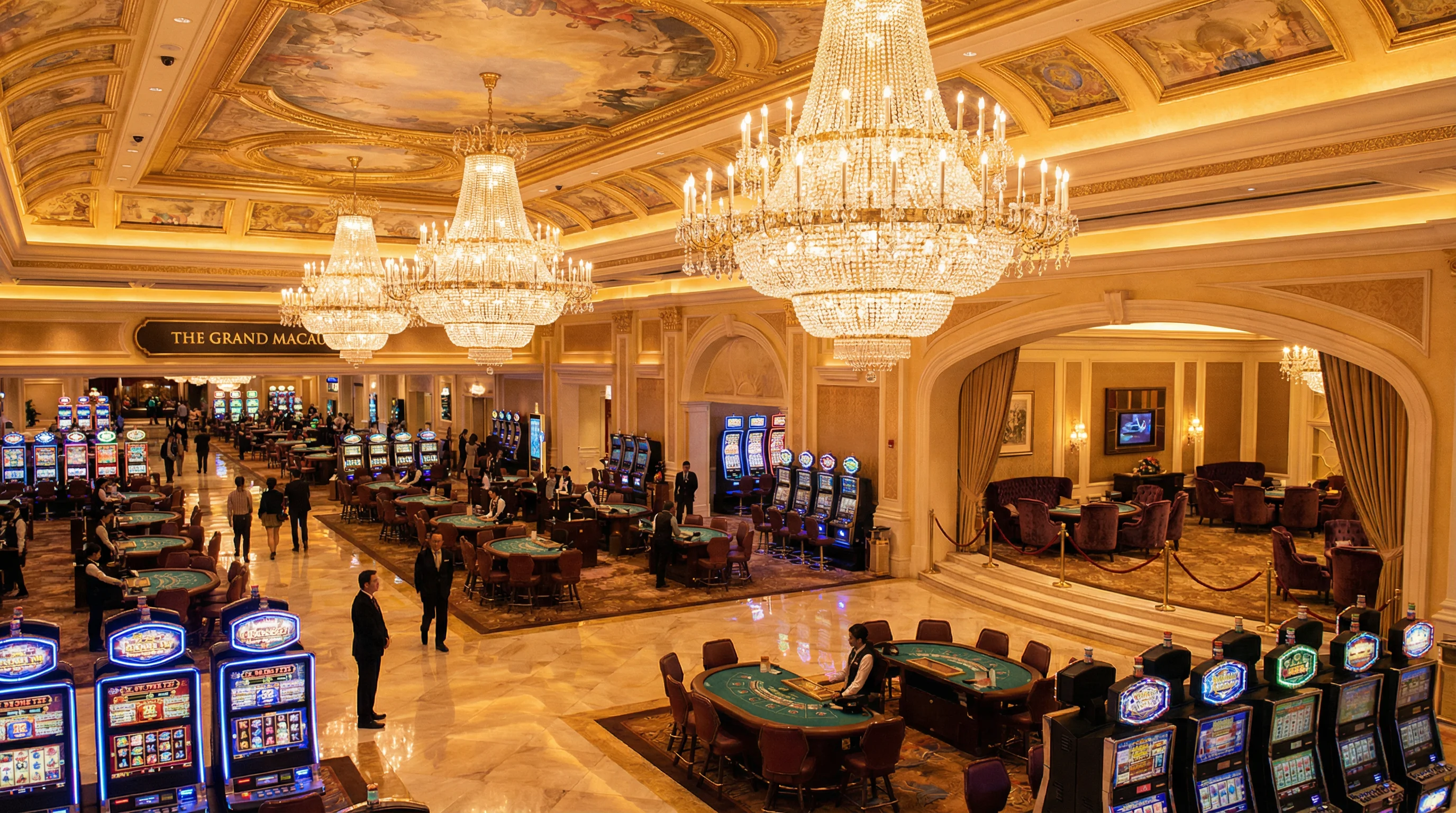 新葡京娱乐场内部豪华装潢